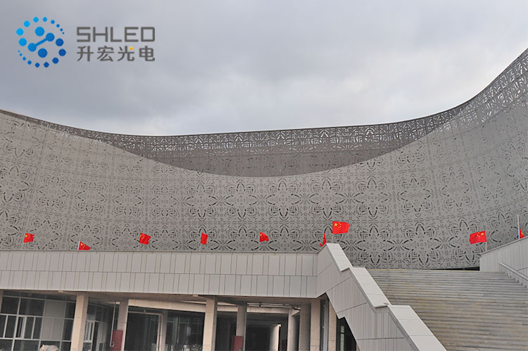 金湖城南文化艺术中心 升宏光电 智能景观照明