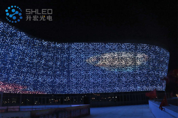 金湖城南文化艺术中心 升宏光电 智能景观照明